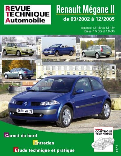 RTA 127.1 Renault Megane 2 (Phase 1 & 2) - Revue Technique Automobile Expert