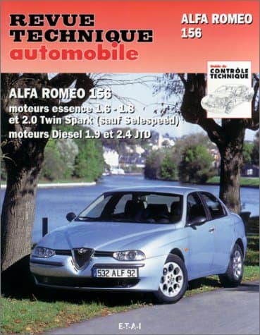 Revue Technique Automobile RTA 627.1 - Alfa Romeo 156 Essence & Diesel JTD