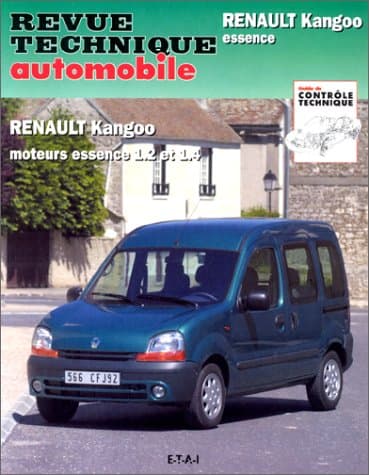 Revue Technique Automobile RTA 632.1 - Renault Kangoo I Essence 1.2/1.4 8V