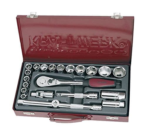 Coffret Kraftwerk 2023 - 22 Douilles 1/2" Acier Cr-V - Cliquet Ergokraft 45T