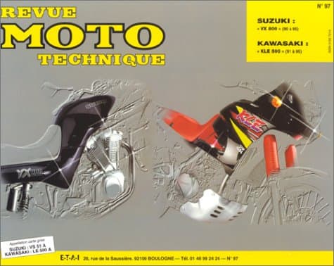 Revue Moto Technique RMT 97 : Kawasaki KLE 500 & Suzuki VX 800 (1990-1995)