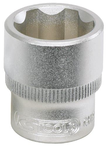 Douille KS TOOLS 3/8" 6mm Profil Flank-Traction - DIN 3124 - Acier Cr-V