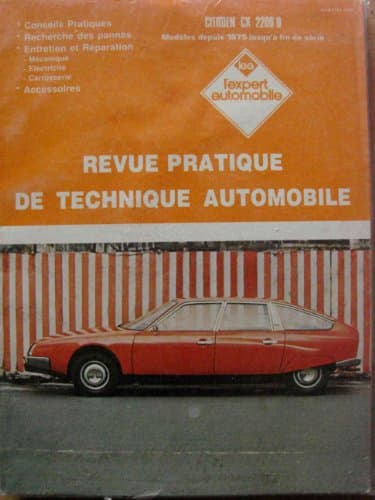 Revue Technique RLEA 133 - Citroën CX 2200 D (1975+) : Manuel de Réparation