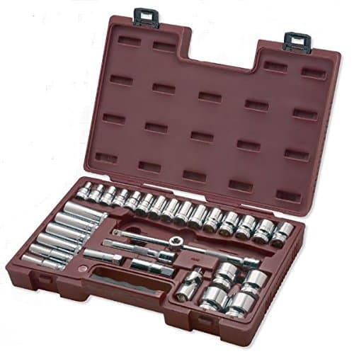 Coffret Kraftwerk 6022 - 32 pcs 1/2" - Acier Cr-V - Douilles 8-34mm & Longues