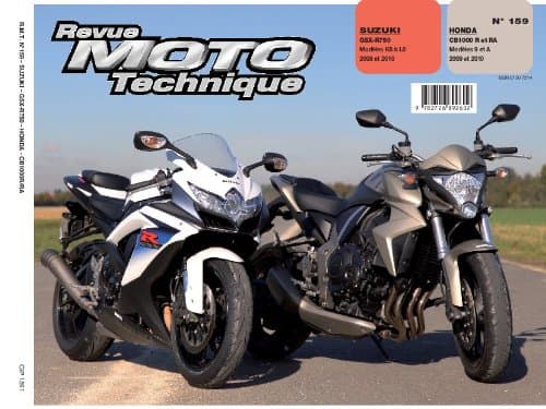 Revue Technique RMT 159.1 - Honda CB1000R (08-16) & Suzuki GSX-R 750 (85-91)