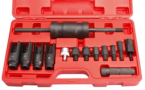 Extracteur d'Injecteurs CDI 14 Pcs - Marteau à Inertie 3.6kg & Adaptateurs Rotulés