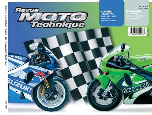 Revue Moto Technique RMT 128.1 - Suzuki GSX-R 1000 & Kawasaki ZX-7R Ninja