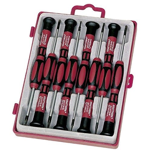 Jeu de 8 Tournevis de Précision Kraftwerk 3178 Ergokraft Torx & Resistorx