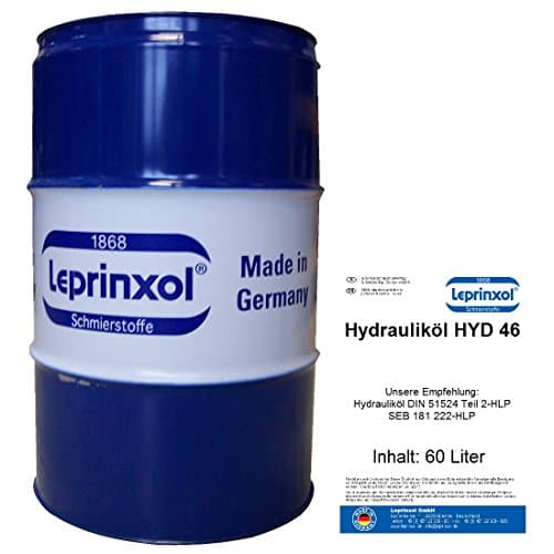 Huile Hydraulique LEPRINXOL HYD 46 - HLP DIN 51524 Part 2 - Fût 60L