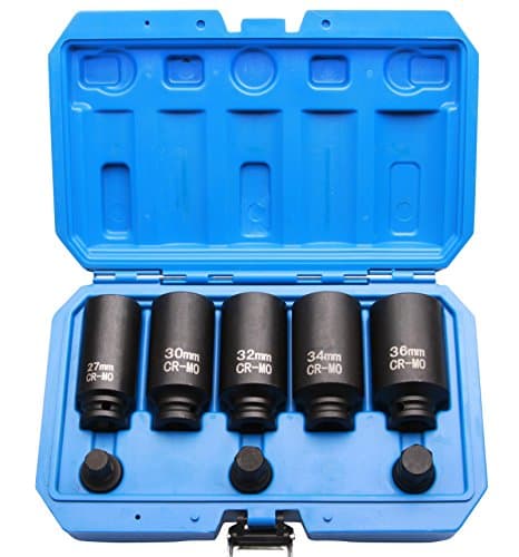 Coffret 8 Douilles à Choc 1/2" Cr-Mo pour Cardans et Moyeux - Spécial VAG