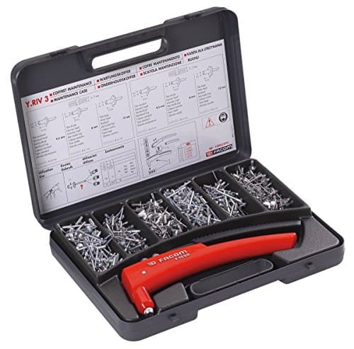 Coffret de Rivetage FACOM YRIV3PB - Pince Y.104PB et 600 Rivets Alu