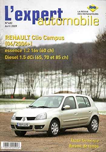 Revue Technique RTA Renault Clio Campus (06/2006+) Essence & dCi - LEA482