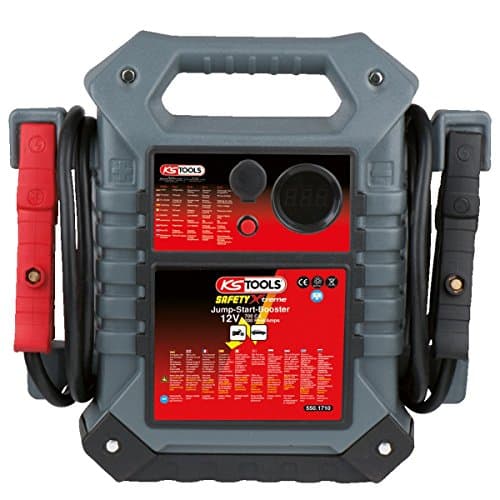 Booster KS TOOLS 12V - 700A / 2200A Crête - Câbles 35mm² - Protection Électronique