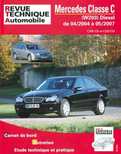 Revue Technique Automobile RTA B713.5 - Mercedes Classe C W203 CDI (2004-2007)