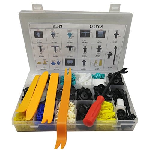 Coffret 730 Agrafes Nylon PA66 - Fixations Automotive & Garnissages - ISO 9001