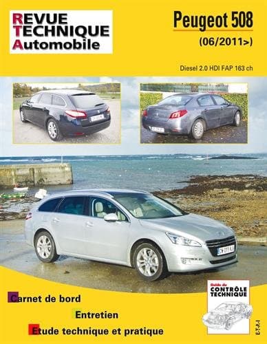 Revue Technique Automobile (RTA) Peugeot 508 Phase 1 - 2.0 HDi 163cv FAP