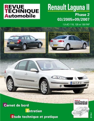 RTA B748 Renault Laguna II Ph.2 1.9 dCi (03/05-09/07) - Manuel Technique Expert