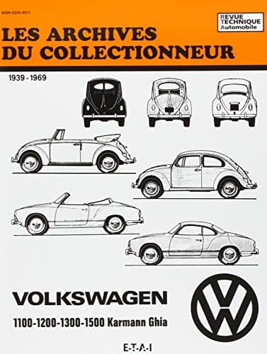Revue Technique ETAI ARC0200 : VW Coccinelle & Karmann Ghia (1939-1969)