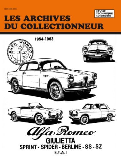 RTA Les Archives du Collectionneur n°28 - Alfa Romeo 1954-1963 (Giulietta/SZ)