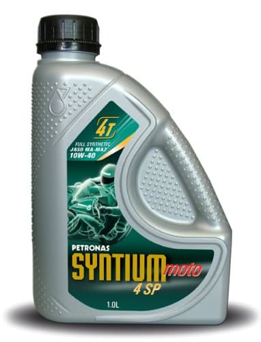 Petronas Syntium Moto 4 SP 10W-40 - Huile 100% Synthèse - JASO MA2 / API SN