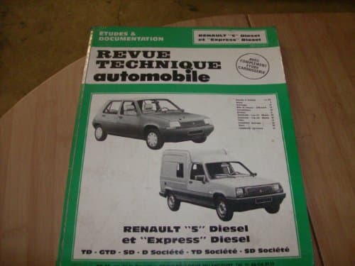 RTA Renault 5 / Express Diesel : Manuel d'Atelier Technique TD, GTD, SD