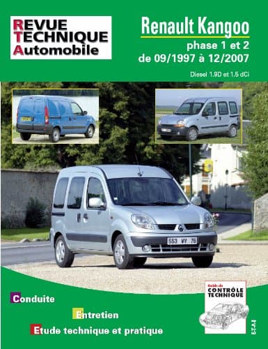 RTA 101.1 Renault Kangoo I & II Diesel (97-07) - Manuel Technique Expert d'Atelier