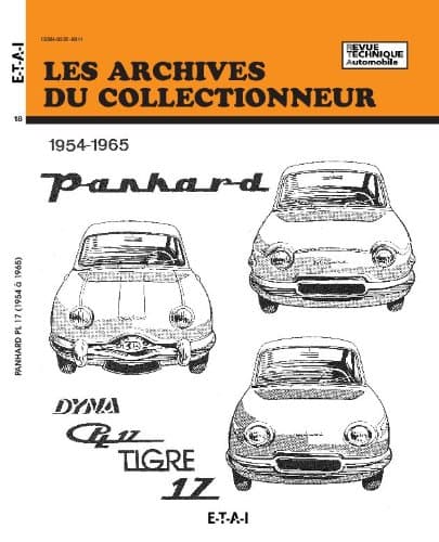 Revue Technique Panhard Dyna Z & PL 17 (1954-1965) - Archives du Collectionneur