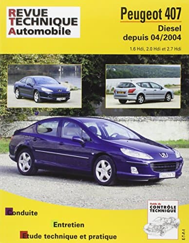 RTA 686.2 Peugeot 407 Diesel (04/2004-2011) - Manuel Technique Expert E-T-A-I