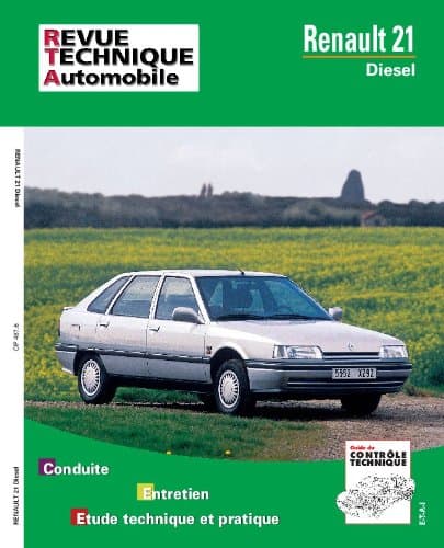 Revue Technique RTA Renault 21 Diesel/Turbo - Moteurs J8S & F8Q (1986-1995)