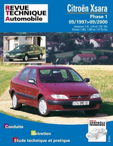 RTA 110.1 Citroën Xsara Phase 1 (97-00) - Revue Technique Automobile Expert