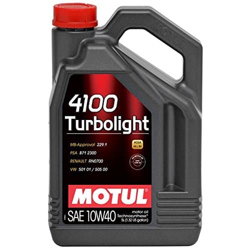 Motul 4100 Turbolight 10W-40 Technosynthese - 5L - ACEA A3/B4 - API SM/CF