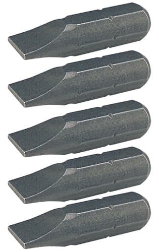 KS TOOLS 911.2241 - Jeu de 5 Embouts Fente 4,5mm - HEX 1/4" - Acier S2 - 25mm