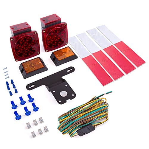 Mookis Kit Feux Arrière LED Submersibles 12V-30V IP68 - Norme DOT FMVSS108