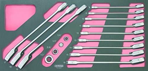 Module KS TOOLS GEARplus 16 pcs - Clés Mixtes à Cliquet Réversible & Adaptateurs