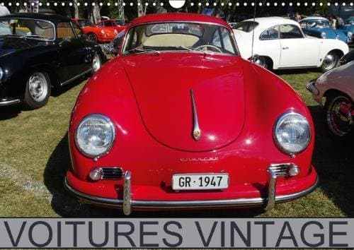 Calendrier Calvendo Voitures Vintage Valais 2018 - Format A4 Premium ISO 216