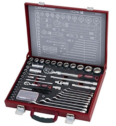 KRAFTWERK 2034 - Coffret 81 Outils 1/4" & 1/2" - Douilles COMBI & Cliquets