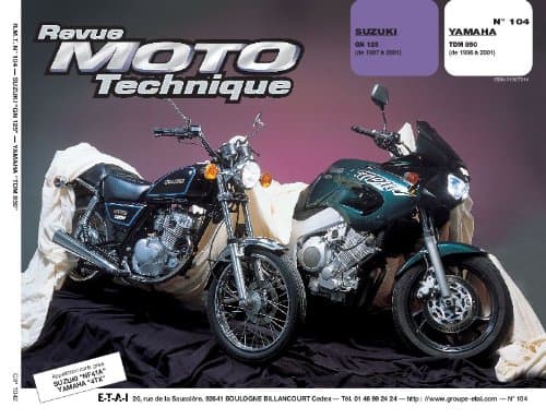 Revue Technique RMT 104.2 - Suzuki GN 125 (87-01) & Yamaha TDM 850 (96-01)