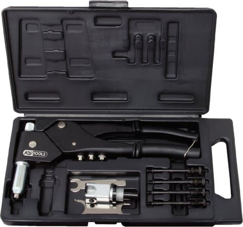 KS TOOLS 150.9610 - Pince 3-en-1 Rivets, Écrous et Chevilles - Tête 360°