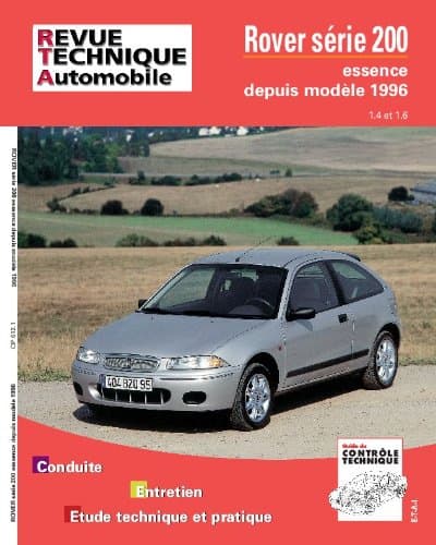 RTA Rover Série 200 (96-00) - Moteurs K-Series 1.4/1.6 - Revue Technique RRTA0612.1