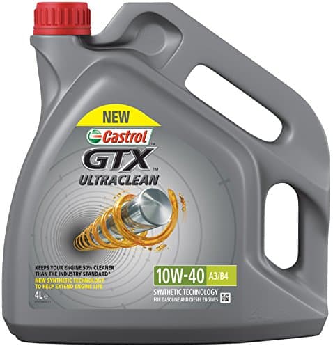 Castrol GTX Ultraclean 10W-40 A3/B4 - Lubrifiant Semi-Synthétique - 4L