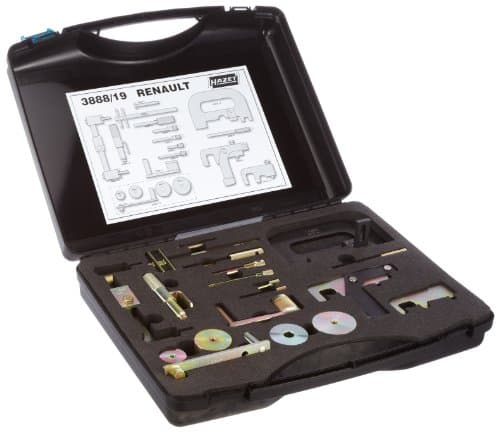 Coffret Calage Distribution HAZET 3888/19 - Renault/Opel - 19 Pièces - Acier Cr-V