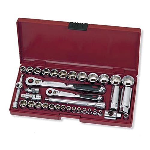 Coffret KRAFTWERK 4045 Extreme - 37 Pièces 1/4"-3/8" - Chrome-Vanadium 72 Dents