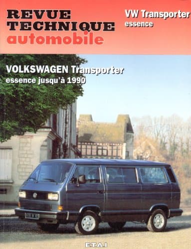 RTA 452.3 VW Transporter T3 Essence - Manuel de Maintenance et Réparation