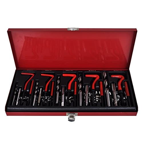 Kit de Réparation Filetages HSS 131 Pcs - M5 à M12 - Inserts Type Hélicoil