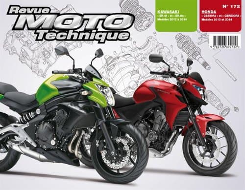 Revue Moto Technique RMT 172 - Honda CB500/CBR500 (13-14) & Kawasaki ER-6 (12-14)