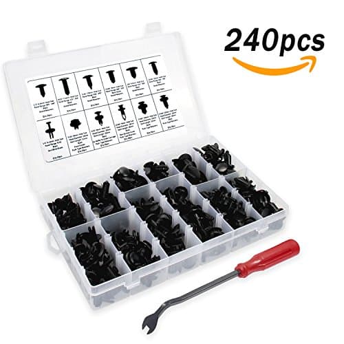 Coffret 240 Rivets Expansion Samione en Nylon PA66 - Kit Carrosserie Professionnel