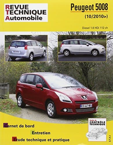 Revue Technique Peugeot 5008 (10/2010+) Diesel 1.6 HDi 112cv - RRTAB0770