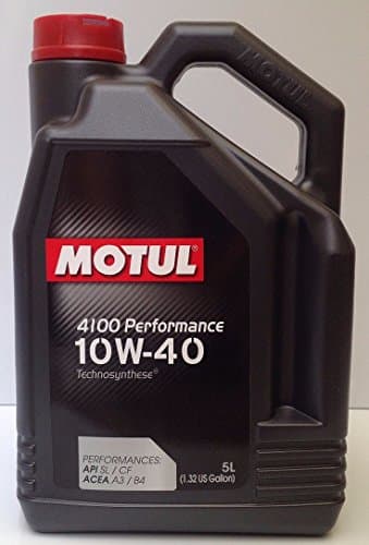 Motul 4100 Performance 10W40 - Lubrifiant Technosynthese® Haute Performance - 5L