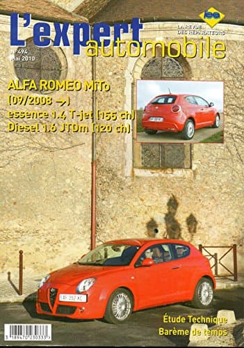 Revue Technique LEA494 Alfa Romeo MiTo 1.4 T-Jet 155 & 1.6 JTDm 120