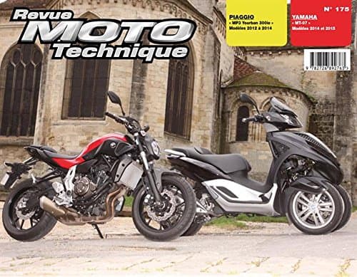 Revue Moto Technique RMT 175 - Yamaha MT-07 (2014-15) & Piaggio MP3 Yourban